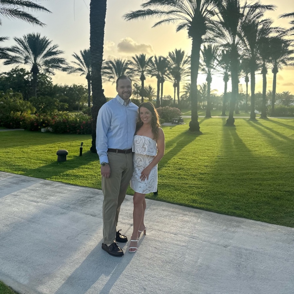 BCBGMaxAzria Cream Paisley Mini Dress